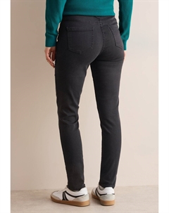 Джинсы облегающего кроя, деним серый Cecil