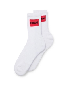 Носки Qs Rib Label Cc 2 шт, белый Hugo