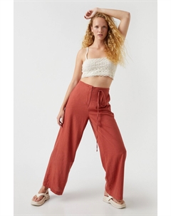 Женские брюки в плитку, коричневый Koton