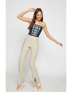 Брюки женские бежевые, бежевый Koton