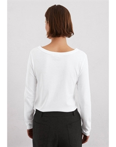 Топ с длинными рукавами REGULAR AUS, белый Marc o'polo