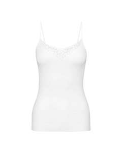 Женский топ-спагетти Feminine Sense, белый Calida