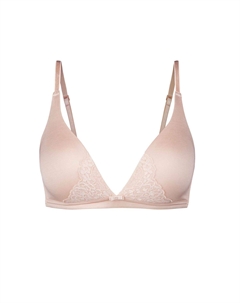 Женский бюстгальтер-треугольник без косточек Sensual Secrets, цвет Lace Parfait Pink Calida