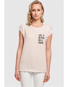 Рубашка Life Is Better, пастельно-розовый Merchcode