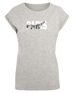 Рубашка Paris Eiffel Tower, пестрый серый Merchcode