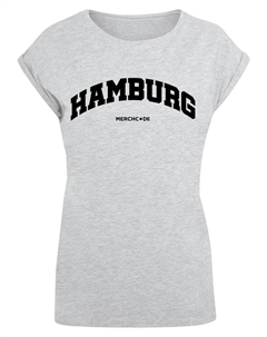 Рубашка Hamburg, пестрый серый Merchcode