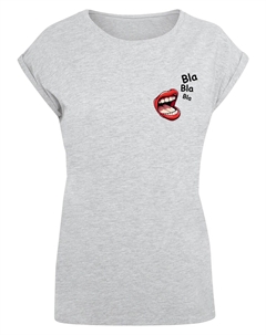 Рубашка Bla Bla Bla Comic, пестрый серый Merchcode