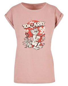Футболка Shirt Tom And Jerry - Rocket Prank, темно-розовый Absolute cult