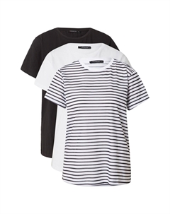 Рубашка, черный/белый Trendyol