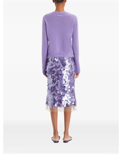 Юбка с пайетками, фиолетовый Tory burch