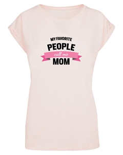 Футболка Shirt Mothers Day - My Favorite People Call Me Mom, цвет pink/light pink Merchcode