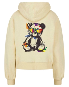 Толстовка с капюшоном LOVE TEDDY, желтый Merchcode