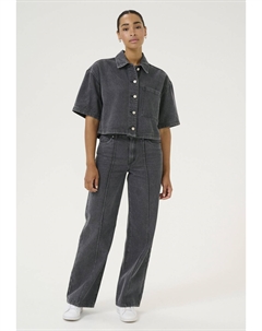 Блузка на пуговицах KHLOE , серый деним Kaffe