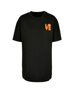 Футболка с принтом HUGS LOVE, черный Merchcode