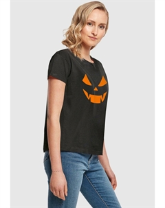 Футболка с принтом HALLOWEEN-PUMPKIN FACE, черный Absolute cult