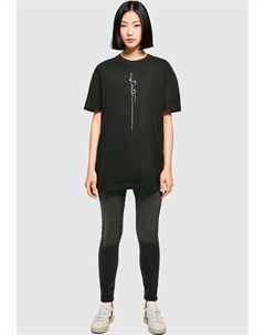 Футболка с принтом FAITH BOYFRIEND, черный Merchcode