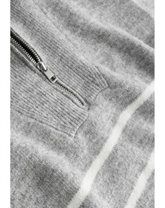 Джемпер HALF ZIP, серый Next