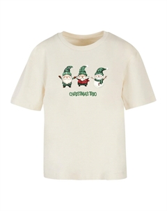 Футболка Shirt Christmas Santa Trio, песочный Merchcode