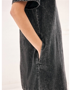 Платье, серый деним Next