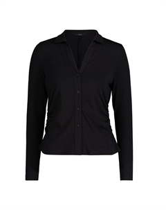 Футболка Shirt mit Knopfleiste, цвет Black Beauty Zero