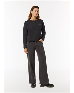 Пуловер Strickpullover langarm, черный Comma,