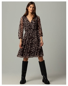 Платье до колена Meshkleid, коричневый More&more