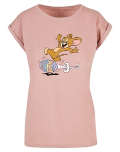 Футболка Shirt Tom and Jerry - Egg Run, темно-розовый Absolute cult