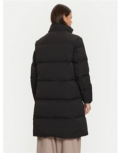 Пуховик стандартного кроя, черный Guess