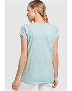 Футболка с принтом IT´S YOUR TIME TO BLOOM EXTENDED SHOULDE, синий Merchcode