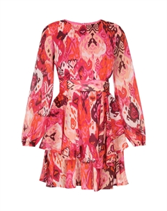 Длинное платье, цвет pink mehrfarbig Izia