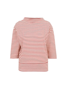 Толстовка Sweatshirt geringelt mit 3/4 Ärmel, цвет CreamRed Zero