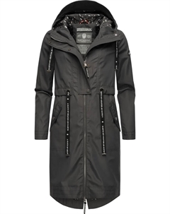 Функциональная парка "Josinaa" с капюшоном, стильная переходная куртка для активного отдыха с капюшоном, антрацит Navahoo