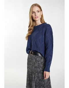 Джемпер STRICKPULLOVER, темно-синий Dreimaster