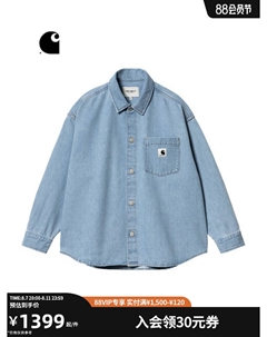 Рубашка женская джинсовая, синий Carhartt wip