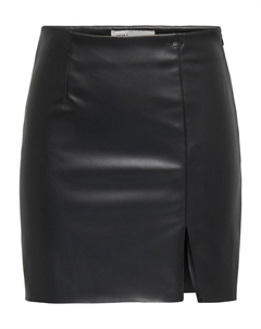 Кожаная юбка Skirt Blair, черный Jdy