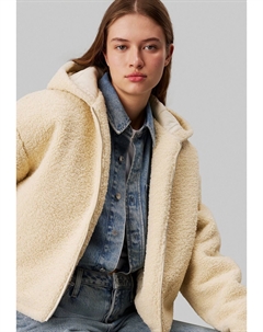 Флисовая куртка JACKET Jeans, кремовый Calvin klein
