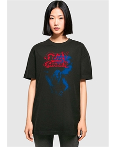 Футболка с принтом LADIES OZZY OSBOURNE BARK AT THE MOON BOYFRIEND TEE, черный Merchcode