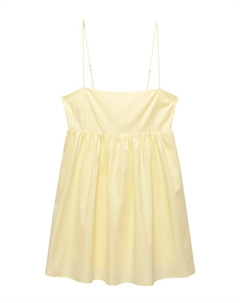 Летнее платье Summer Dress, цвет light yellow Pull & bear