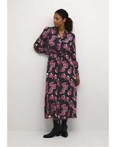 Платье-рубашка POLLIE OLLIE, цветочный принт цвета фуксии красный Kaffe