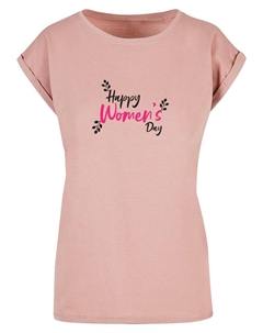 Футболка Shirt WD - Happy Women s Day, цвет pink/rose Merchcode