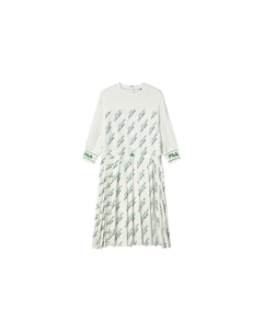 Платье с длинными рукавами женское белое Fila