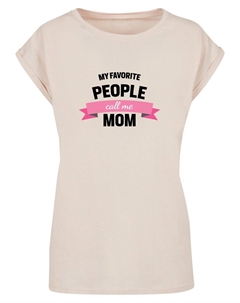 Футболка Shirt Mothers Day - My Favorite People Call Me Mom, цвет pink/dusky pink Merchcode
