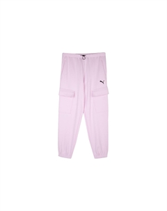 Повседневные брюки женские розовые Puma