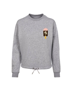 Толстовка SUMMER ICECREAM CREWNECK, светло-серый Merchcode