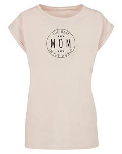 Футболка Shirt Ladies Mothers Day - The Best Mom, песочный Merchcode