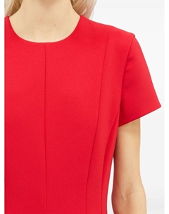 Расклешенное платье мини, красный Msgm