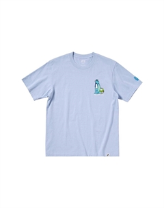 Футболка унисекс светло-голубая, светло-голубой Uniqlo