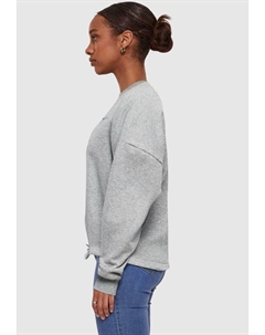 Толстовка BE HAPPY CREWNECK, светло-серый Merchcode