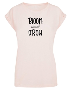 Футболка Shirt Spring - Bloom And Grow, пастельный розовый Merchcode