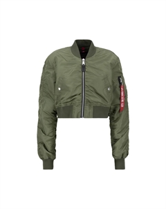 Куртка-бомбер " Women - Куртки-бомберы MA-1 Boxy Wmn", зеленый Alpha industries